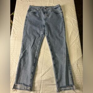 Agolde Light Blue Straight Leg Jeans